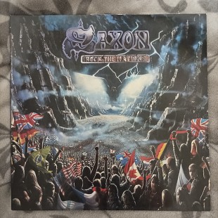 LP Saxon ‎– Rock The Nations (1986) Europe