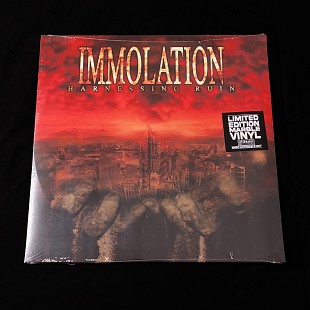 Immolation - Harnessing Ruin (red transparent/black marbled vinyl)