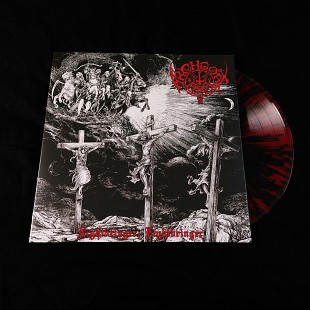 Archgoat - Nightbringer, Lightbringer (transparent red with black splatters)