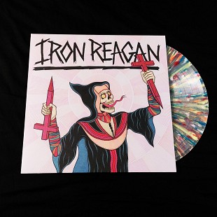 Iron Reagan - Crossover Ministry (clear rainbow splatter vinyl)