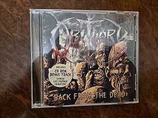 CD Obituary — Back From The Dead (1997) Оригинал