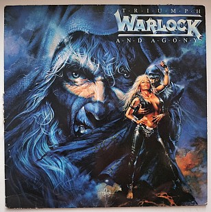Warlock, Doro Pesch - Triumph And Agony - 1987. (LP). 12. Vinyl. Пластинка. Germany.
