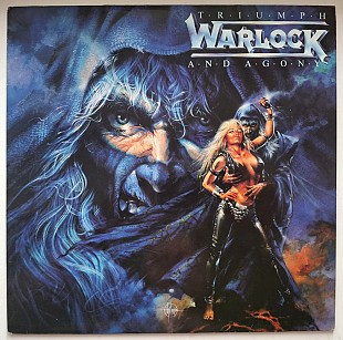 Warlock, Doro Pesch - Triumph And Agony - 1987. (LP). 12. Vinyl. Пластинка. Germany.
