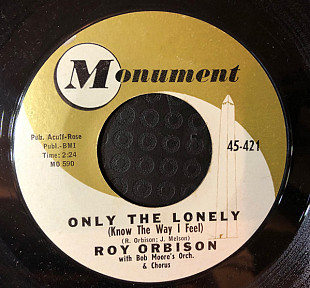 Roy Orbison ‎– Only The Lonely (Know The Way I Feel)