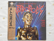 Metropolis (Original Motion Picture Soundtrack) (CBS/Sony ‎– 28AP 2910, Japan) OBI, insert M/NM