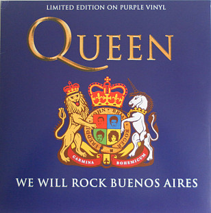 Queen ‎ (We Will Rock Buenos Aires) 1981. (LP). 12. Colour Vinyl. Пластинка. Europe. S/S. Запечатанн