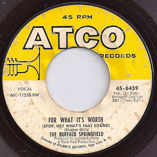 The Buffalo Springfield ‎– For What It's Worth