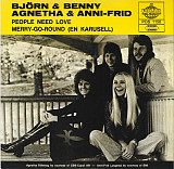 ABBA - People Need Love / Merry-Go-Round (En Karusell) 1972 (Первый официальный сплит-сингл) 2014