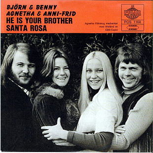 ABBA - He Is Your Brother / Santa Rosa 1972 (Второй официальный сингл) 2014