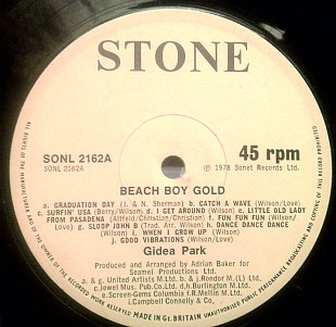 Gidea Park - Beach Boy Gold