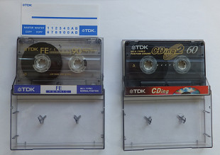 Аудио кассеты с записью SONY, TDK, JVC 4 шт.