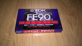 Аудио Кассета (TDK FE-90. IEC-1/Type-1) Europe. Новая. Запечатанная.