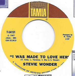 Stevie Wonder ‎– I Was Made To Love Her