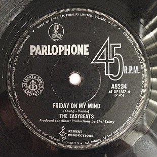 The Easybeats ‎– Friday On My Mind