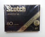 Аудиокассета Scotch Master III 60 1979