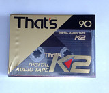 Кассета Digital Audio Tape That’s K2 90