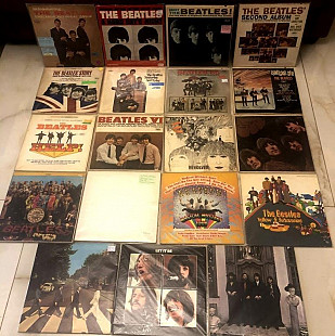 19 альбомов The Beatles из коллекции USA одним лотом , в очень достойном состоянии .