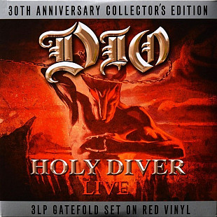 Dio (Holy Diver. Live. 30th Anniversary) 2005. (3LP). Colour Vinyl. Пластинки. England. S/S. Запечат