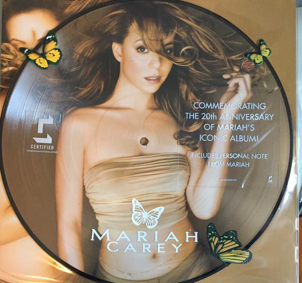 Mariah Carey ‎ (Butterfly) 1997. (LP). 12. Picture Vinyl. Пластинка