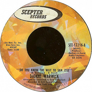 Dionne Warwick - Do You Know The Way To San José