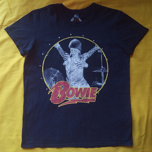 David Bowie Рокерская футболка Дэвид Боуи. Мерч