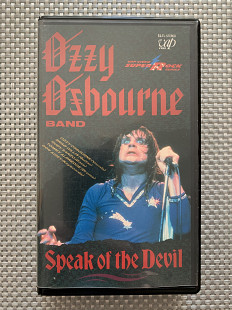 Видеокассета Ozzy Osbourne Band ‎– Speak Of The Devil