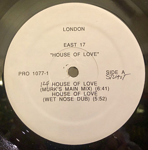 East 17 - House Of Love (1992) (EP, 12", Promo) G/NM-
