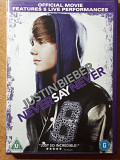 Justin Bieber Never Say Never фирменный DVD