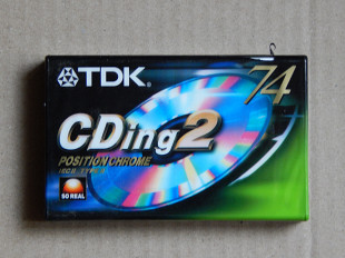 Кассета TDK CDing 2-74 (2001 год выпуска)