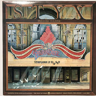 Styx ‎– Paradise Theatre (made in USA)