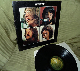 The Beatles Let It Be 1970 Apple Italy (из первых прессов , 3-й) EX - / ~ NM