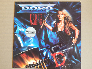 Doro ‎– Force Majeure (Vertigo ‎– 838 016-1, Germany) insert NM-/NM-
