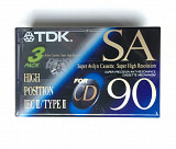 Аудиокассета TDK SA 90 3 Pack