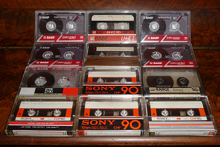 Aудио кассеты TDK/SONY/BASF =33-Lp !!! Pop, Rock, Orchestra, Vocal – 12 kasset=