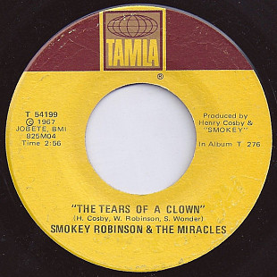Smokey Robinson & The Miracles ‎– The Tears Of A Clown