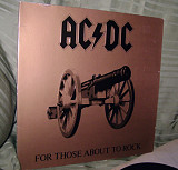 AC / DC For Those About To Rock 1981 Atlantic US EX + / EX ++