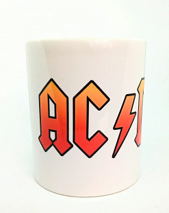 AC DC - Чашка, кружка, горнятко, mug, cup - Подарок