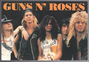 Открытка Guns N' Roses, пр-во Англия