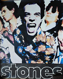 Плакат The Rolling Stones. Размер 580 мм на 740 мм